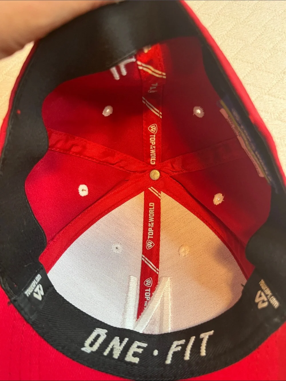 Top of the World Nebraska Cornhuskers Red Kids/youth Baseball Hat, fitted